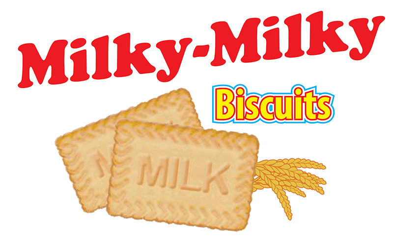Riham Milky Milky Biscuits logo
